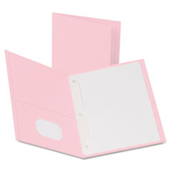 Oxford(TM) Twin-Pocket Folder with Prong Fasteners