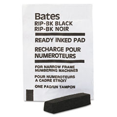 Bates(R) Ready-Inked Pad for Standard and Dropped Cipher Numbering Machines