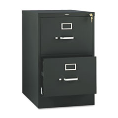 510 Series Two-Drawer, Full-Suspension File, Legal, 29h x25d, Black