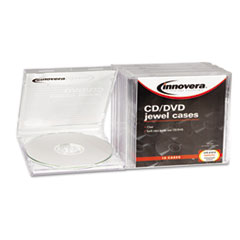 Innovera(R) CD/DVD Standard Jewel Cases