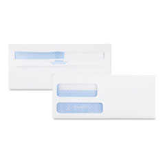 Double Window Redi-Seal Security-Tinted Envelope, #9, Commercial Flap, Redi-Seal Adhesive Closure, 3