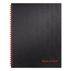 Hardcover Twinwire Notebooks, SCRIBZEE Compatible, 1-Subject, Wide/Legal Rule, Black Cover, (70) 11