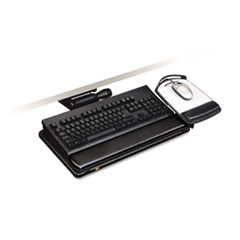 3M Under Desk Keyboard Drawer 23w X 14d Black for sale online 