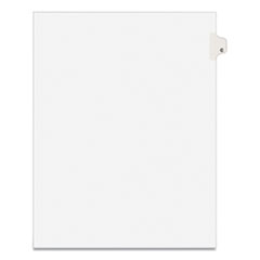 Preprinted Legal Exhibit Side Tab Index Dividers, Avery Style, 26-Tab, C, 11 x 8.5, White, 25/Pack,