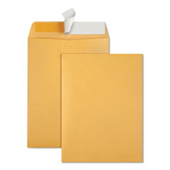 Redi-Strip Catalog Envelope, #10 1/2, Cheese Blade Flap, Redi-Strip Adhesive Closure, 9 x 12, Brown