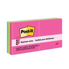 Original Pop-up Refill, 3" x 3", Poptimistic Collection Colors, 100 Sheets/Pad, 6 Pads/Pack