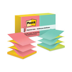 Original Pop-up Refill, Poptimistic Collection Alternating-Color Value Pack, 3" x 3", 100 Sheets/Pad