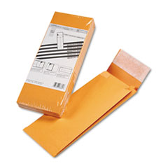 Redi-Strip Kraft Expansion Envelope, #14, Square Flap, Redi-Strip Adhesive Closure, 5 x 11, Brown Kr