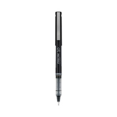 Precise V7 Roller Ball Pen, Stick, Fine 0.7 mm, Black Ink, Black/Clear Barrel, Dozen
