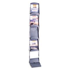 Safco(R) Portable Double-Sided Folding Literature Display