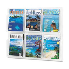 Safco(R) Reveal(TM) Clear Literature Displays