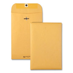 Clasp Envelope, 28 lb Bond Weight Kraft, #55, Square Flap, Clasp/Gummed Closure, 6 x 9, Brown Kraft,