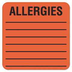 Tabbies(R) Allergy Warning Labels
