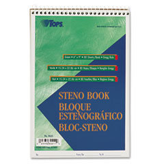 Gregg Steno Books, 6 x 9, Green Tint, 80-Sheet Pad