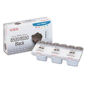 Xerox&#174; 108R00668 Solid Ink Stick, 1000 Page-Yield, 3/Box, Black