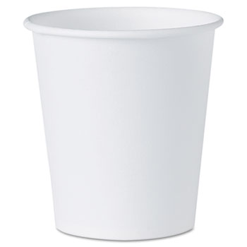 SOLO&#174; Cup Company White Paper Water Cups, 3oz, 100/Pack