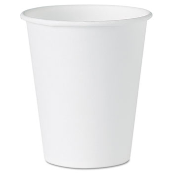 SOLO&#174; Cup Company White Paper Water Cups, 4oz, White, 100/Pack