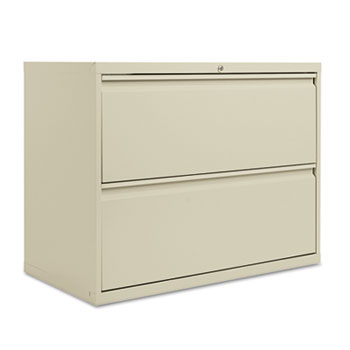 Alera Lateral File, 2 Legal/Letter-Size File Drawers, Putty, 36&quot; x 18&quot; x 28&quot;