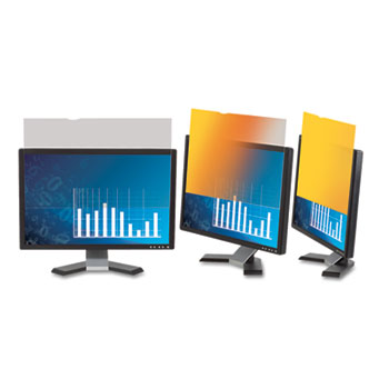 3M Frameless Gold LCD Privacy Filter for 17&quot; Monitor