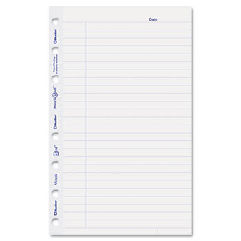Blueline MiracleBind Ruled Paper Refill Sheets, 8 x 5, White, 50 Sheets/Pack