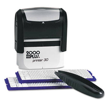 COSCO 2000PLUS&#174; Create-A-Stamp One-Color Address Kit, Custom Message, Black