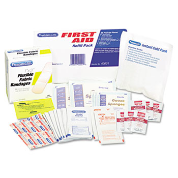 First Aid Only™ First Aid Kit Refill Pack, 96 Pieces/Kit
