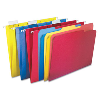 Pendaflex&#174; Essentials™ Combo Kit Hanging File Folders, 1/3 Tab, Letter, Assorted, 12 Sets/Box