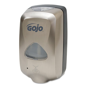 GOJO TFX Touch-Free Soap Dispenser, 1200mL, Nickel