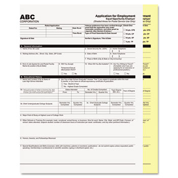 PM Company&#174; Digital Carbonless Paper, 8-1/2 x 11, Two-Part, White/Canary, 1250 Sets/Carton