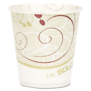 SOLO&#174; Cup Company Paper Water Cups, Waxed, 5oz, 100/Bag, 30 Bags/Carton