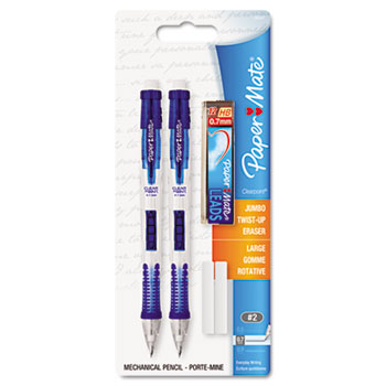 Paper Mate&#174; Clear Point Mechanical Pencil, 0.7 mm, Assorted, 2/Set