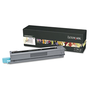 Lexmark™ C925H2KG High-Yield Toner, 7,500 Page-Yield, Black