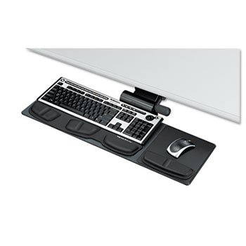 Fellowes Professional Series Compact Keyboard Tray, 19w x 9-1/2d, Black