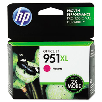 HP 951XL Ink Cartridge, Magenta (CN047AN)