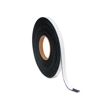 MasterVision Magnetic Adhesive Tape Roll, 1/2&quot; x 50 Ft., Black