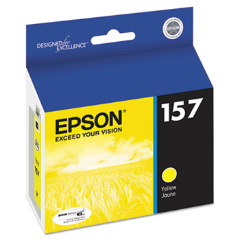 Epson&#174; T157420 (157) UltraChrome K3 Ink, Yellow