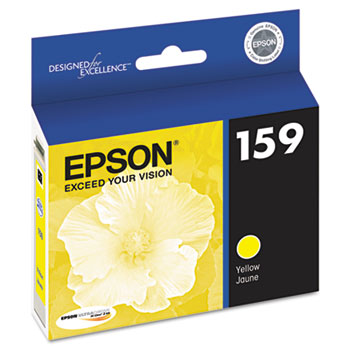 Epson&#174; T159420 (159) UltraChrome Hi-Gloss 2 Ink, Yellow