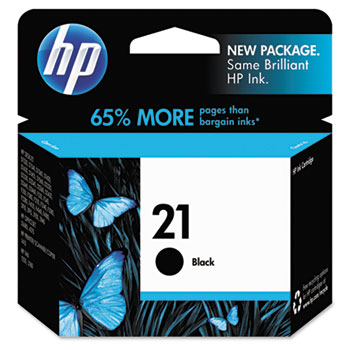 HP 21 Ink Cartridge, Black (C9351AN)