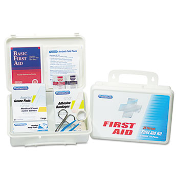 PhysiciansCare&#174; Office First Aid Kit, For Up to 25 People, 130 Pieces/Kit