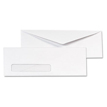 Quality Park Window Envelope, Contemporary, #10, White, 1000/Box