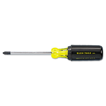 Klein Tools&#174; Profilated Phillips-Tip Cushion-Grip Screwdriver, #2