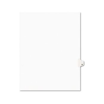 Avery Individual Legal Dividers Style, Letter Size, Avery-Style, Side Tab Dividers, R, 25/PK