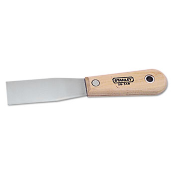 Stanley Tools Wood Handle Putty Knife, 1-1/4&quot;, Flex