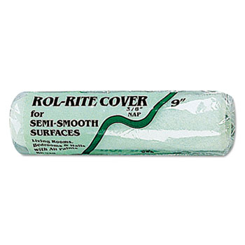 Linzer&#174; Semi-Smooth Paint Roller Cover, 3/8&quot; Nap, 3&quot;, Green