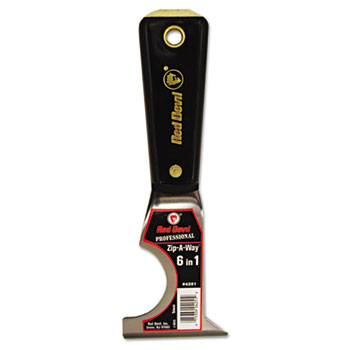 Red Devil Zip-A-Way 6 in-1 Painter&#39;s Tool, Nylon Handle