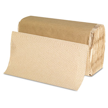 GEN Singlefold Paper Towels, 9 x 9.45, Natural, 250/Pack, 16 Packs/Carton