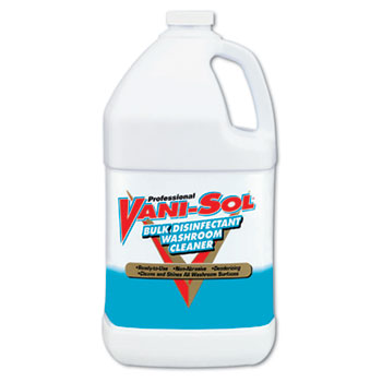 Professional VANI-SOL&#174; Bulk Disinfectant Washroom Cleaner, Ready-to-Use, 1 gal Bottle, 4/CT