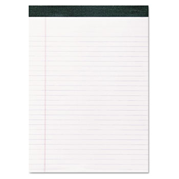Roaring Spring&#174; Recycled Legal Pad, 8 1/2 x 11 3/4 Pad, 8 1/2 x 11 Sheets, 40/Pad, White, Dozen