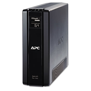 APC Back-UPS Pro 1500 Battery Backup System, 1500 VA, 10 Outlets, 355 J