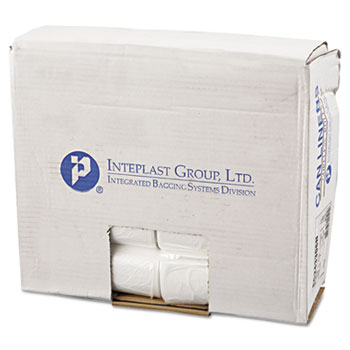 Inteplast Group Commercial Can Liners, Perforated Roll, 16gal, 24 x 33, Natural, 1000/Carton